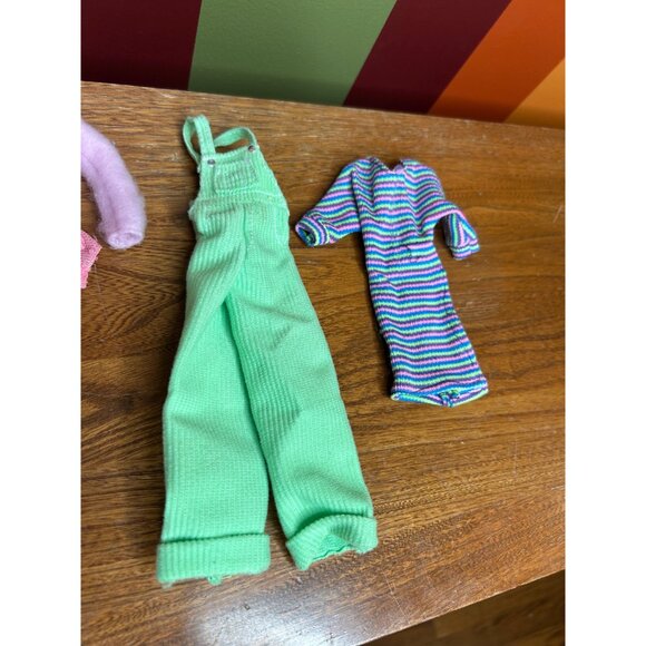 1990s vintage Barbie outfits overalls and assesories clothes collectable fashion - Picture 4 of 6